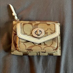 Coach coin/card wallet